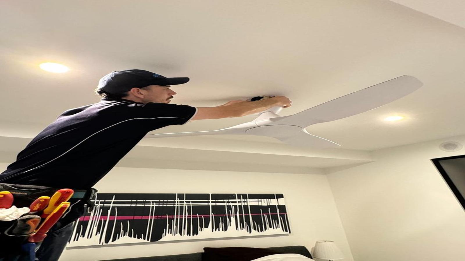 Installation of lights, fans, and switches